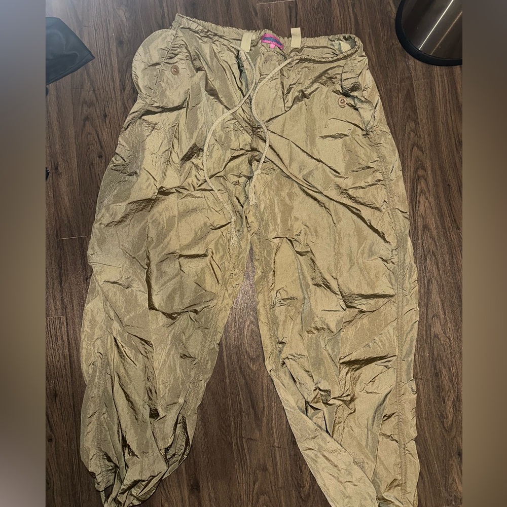 Edikted tan parachute pants